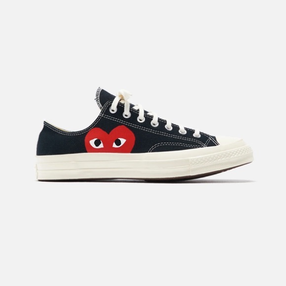 CONVERSE X COMME DES GARÇON PLAY Chuck Taylor '70 Sneakers - Picture 9 of 11